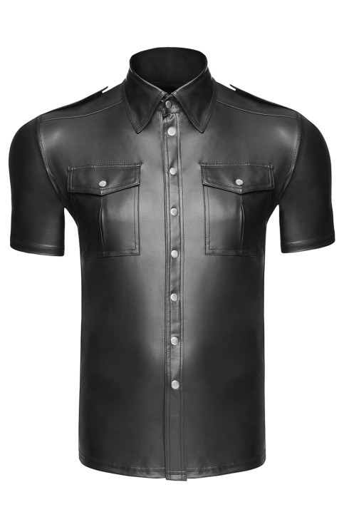 schwarzes T-Shirt H011 L von Noir Handmade