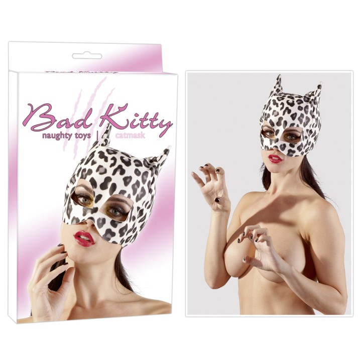 Bad Kitty Cat mask im Leo-Look