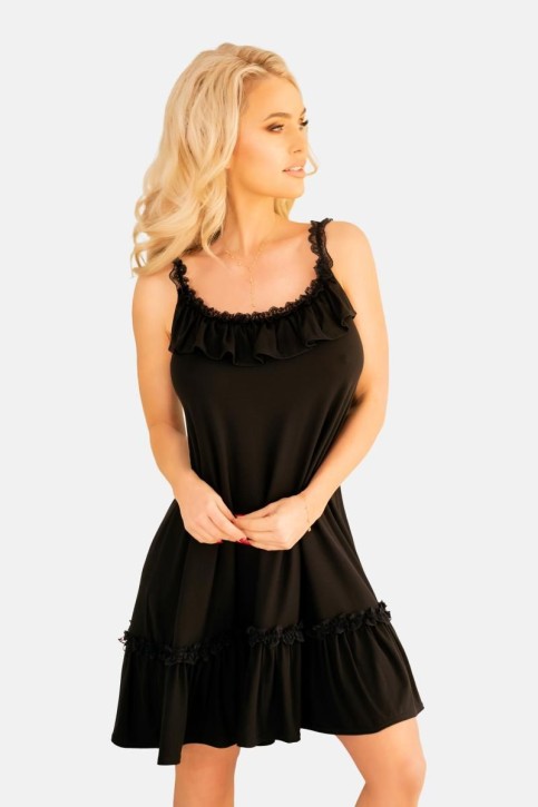 schwarzes Petticoat Kleid KA922379 - M