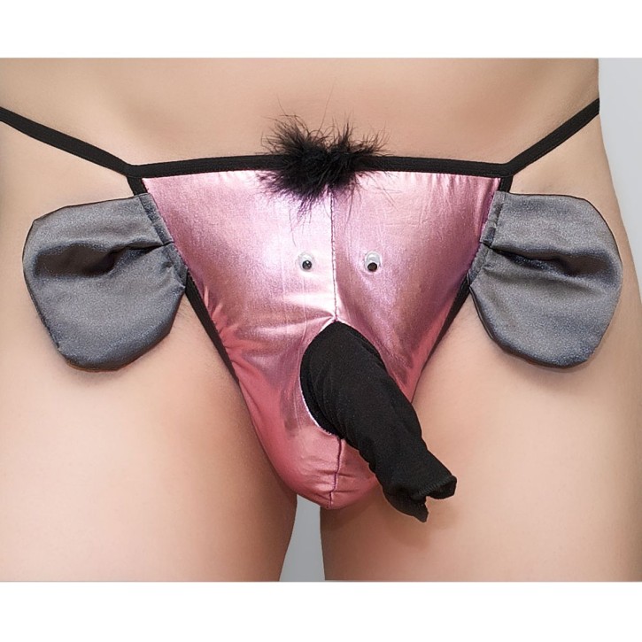 Scherzstring Elefant MC/9030 S/M in pink für Männer von Andalea Dessous