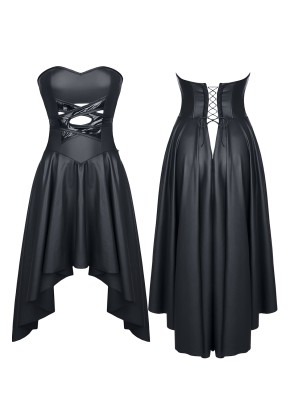 schwarzes Kleid DE438 - S von Demoniq