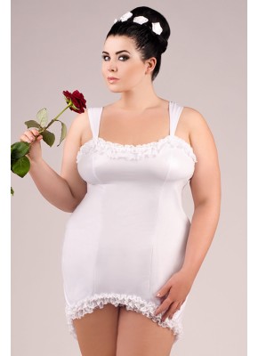 weißes Kleid E/2021 54/56 von Andalea Dessous