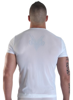 weißes Herren T-Shirt Open Heart XL von Look Me