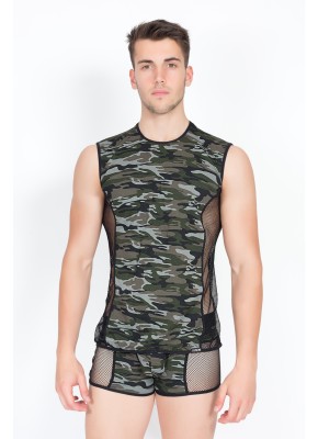 camouflage V-Shirt Military 58-77 M