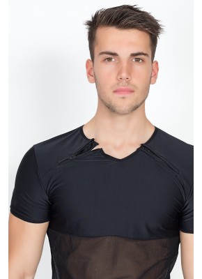 schwarzes T-Shirt 709-81 - XL
