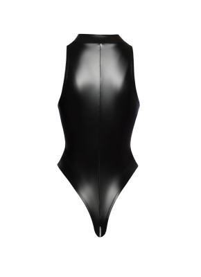 F294 Powerwetlook Bodysuit - M