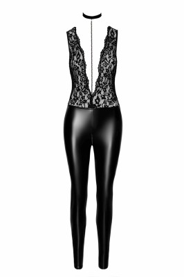 F298 Deep-V-Catsuit - S