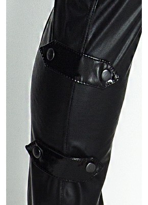 schwarze lange Hose H032 S von Noir Handmade