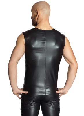 schwarzes Muskel-Shirt H033 XL von Noir Handmade