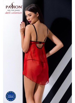 rotes ouvert Chemise Cherry - L/XL