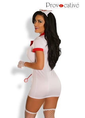 9-teilges Krankenschwester Outfit L/XL von Provocative