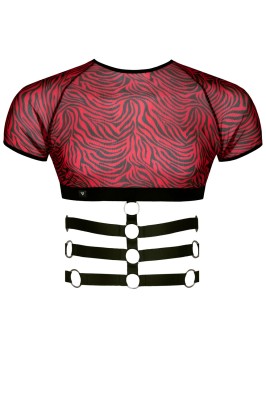 Harness T-Shirt RERodrigo001 schwarz/rot - L