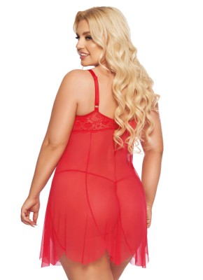 rotes Chemise 1895 - 3XL