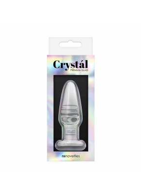 Crystal Premium Glas Plug small klar nsnovelties