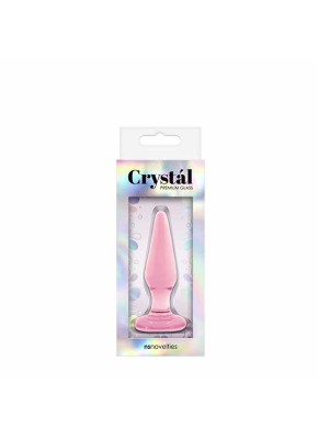 Crystal Premium Glas Plug small rot nsnovelties